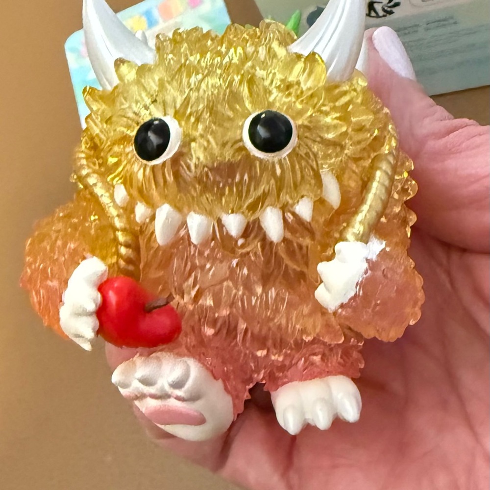 2023 Discontinued Rare series,  Joyful life monster fluffy “Apple Picking”.
